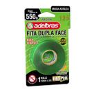 Fita Dupla Face Massa Adesiva Transparente Multiuso 12mm x 2m - Adelbras Fita Dupla Face Massa Adesiva Transparente Multiuso 12mm x 2m - Adelbras