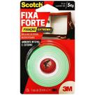 Fita dupla face scotch 3m fixa forte 24mm x 2m fixação extrema suporta até 5kg sem furos e sem sujeira