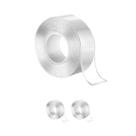Fita dupla face silicone fixa forte 6m transparente