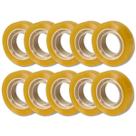 Fita Durex Adesiva Fit Pel 12mm x 20m com 10 rolos