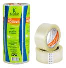 Fita durex lago Adesiva Transparente empacotar embalar prender Koretech 40m 45mm 1 Kit