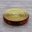 Fita Elástica Dobrável 16 mm 18 m Glitter Arco-Íris Laranja