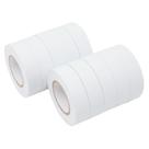 Fita elétrica QILIMA White, pacote com 10, 18 mm x 18 m, retardante de chamas
