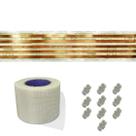 Fita Elétrica Ventilador Kit Eletrofita 5 Pistas 2 Metros 750V 10A