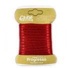Fita em Cetim - Cor 209 Vermelho - 10 m x 4 mm - 1 unidade - Fitas Progresso - Rizzo