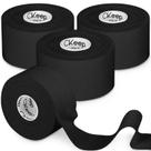 Fita esportiva preta CKeep, pacote com 4, 3,8 cm x 13,7 m