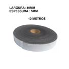 Fita espuma vedação e anti ruído eva 40mm x 5mm 10 metros adesiva