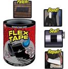 Fita Flex Tape Preta 10cm X 150cm Cola Tudo Multi Aplicação