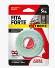 Fita forte extreme dupla face espuma branca adere 24mmx1,5m