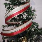 Fita frisada aramada vermelho dourado rosé aramado 914cm 36mm natal decoração presente árvore halley 5071-1058 Fita frisada aramada vermelho dourado rosé aramado 914cm 36mm natal decoração presente árvore halley 5071-1058
