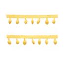 Fita Grelot Pompom Rolo 30mm Varias Cores Com 25 Metros