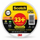 Fita Isolante 3M Scotch 33 Profissional 19mm x 20m Classe A Alta Performance