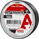 Fita Isolante Adere 20M Preta - Kit C/6 Pecas