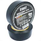 Fita isolante alta temperatura anti chamas uso automotivo 10m x 19mm svart preto lisa
