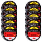 Fita Isolante IMPERIAL 10 Metros Kit Com 10 Unidades HB004236020 3M Fita Isolante IMPERIAL 10 Metros Kit Com 10 Unidades HB004236020 3M
