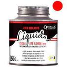 Fita isolante liquida 200ml vermelha