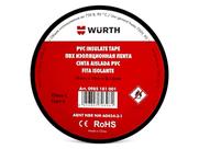 Fita Isolante Preta 18mm x 10m Wurth - Unid. Fita Isolante Preta 18mm x 10m Wurth - Unid.