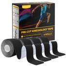 Fita Kinesiológica Dimora - 80 Tiras (4 Rolos) - 10cm - Elástica e Preta