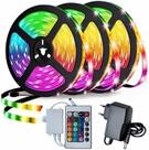 Fita Led 5050 Rgb Colorida 5mt 12v Ip65 + Fonte + Controle