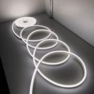 Fita Led 5m Neon Branco Frio Alto Brilho Flexível 12v Bivolt
