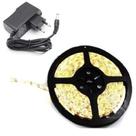 Fita Led Branco Quente Rolo De 5mts 300 Leds Com Dupla Face Fonte Fita Led Branco Quente Rolo De 5mts 300 Leds Com Dupla Face Fonte