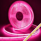 Fita Led Cob 320 Leds/m Ip44 Direto 10m Não Usa Fonte Cor:RosaVoltagem:110v