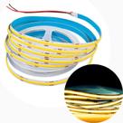 Fita Led Cob Branco Quente 5mts 8mm 320 Leds/m 12v Ip20