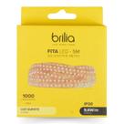 Fita led dimerizável 9,6w/m 3000k ip20 12v luz morna 5m - brilia
