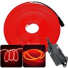 Fita Led Luz Neon Prova D'água Embiente Externo Super Brilhante Vermelho FITANEONVMFON