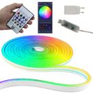 Fita Led Neon Aplicativo Celular RGB 5 Metros Iluminaçao Decoraçao Ip68 Sala Quarto Mesa Gamer Sanca Gesso Casa Loja Multiuso