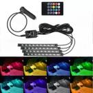 Fita LED Neon RGB 12V Carro Luz Ambiente Interna Automotiva, Iluminação Decorativa Tuning