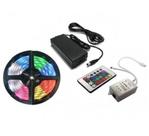 Fita LED RGB 42W com fonte e controle - 5 metros Fita LED RGB 42W com fonte e controle - 5 metros