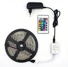 Fita led rgb 5 m 3528 ip65 com fonte e controle - Dylan
