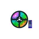 Fita led rgb 5050 60leds ip65 12v 5 metros com controle - aaa top