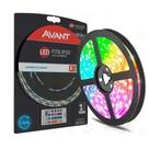 Fita Led Rgb 5m + Fonte Bivolt Avant - Rgb