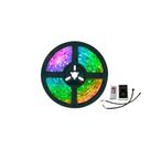Fita led rgb 6803 1080 lúmens 24w ip67 5 metros com controle e central controladora - lintian