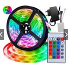 Fita Led Rgb Controle Celular 5 Metros 5v USB com Controle Para TV PC Decoração Fita Led Rgb Controle Celular 5 Metros 5v USB com Controle Para TV PC Decoração