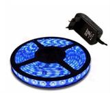 Fita Led Smd 5050 Azul A Prova D'água 5 Metros