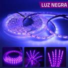 Fita LED Ultravioleta Brilhante 5mts Com Fonte Super Brilhante Casa, Bar e Balada - 194888