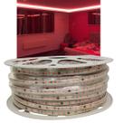 Fita Led Vermelho Rolo 100 Metros Dupla Face Decoraçao Iluminaçao Residencial Comercial Sanca Gesso Recepçao Ambiente Gamer Sala Quarto Multiuso