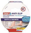 Fita/Lixa Antiderrapante para Banheiro/Box 25mmX5m Branca Tesa 55533