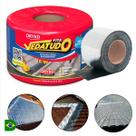 Fita Manta Asfáltica Auto Adesiva Aluminizada Multiuso 10cm x 10 m - Vedatudo - Dryko