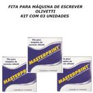 Fita maquina de escrever olivetti kit 3 unidades