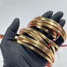 Fita Metalizada de pvc de 6mm Ouro Velho e Prata velho com autocolante 15mts