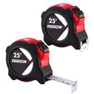 Fita métrica Arrow 25 pés com bloqueio automático com frações de 1/8 , pacote com 2