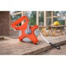 Fita Métrica com Manivela 30 Metros para Obras Reformas e Jardinagem Laranja Black Bull Fita Métrica com Manivela 30 Metros para Obras Reformas e Jardinagem Laranja Black Bull