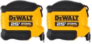 Fita métrica DEWALT DWHT38125S, 7,5 m, compacta, pacote com 2