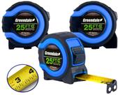 Fita métrica Greendale 25 pés/7,5 m com frações magnéticas de 1/8 polegadas