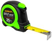 Fita métrica Komelon SL2825 Lâmina de nylon com bloqueio automático de 7,5 m