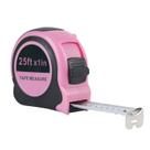 Fita métrica Lichamp Pink 7,6 m x 2,5 cm com frações, 1 pacote Fita métrica Lichamp Pink 7,6 m x 2,5 cm com frações, 1 pacote